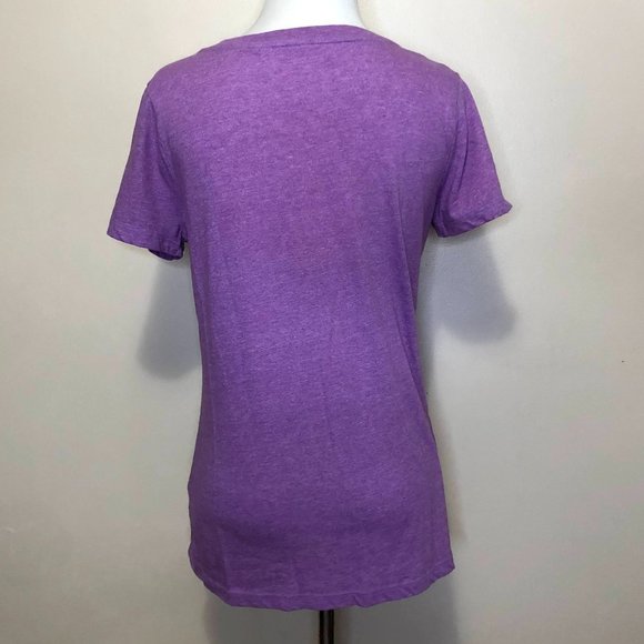 Mossimo Supply Co. Light Purple Scoop Neck Tee (M) - Picture 2 of 3